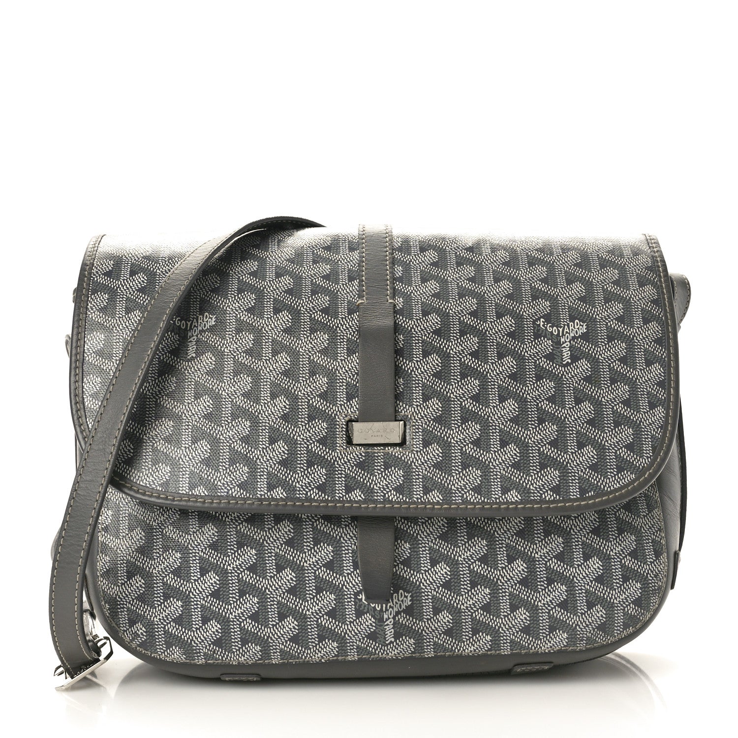 Goyard Goyardine Belvedere II MM Messenger Bag Grey 1 of 11
