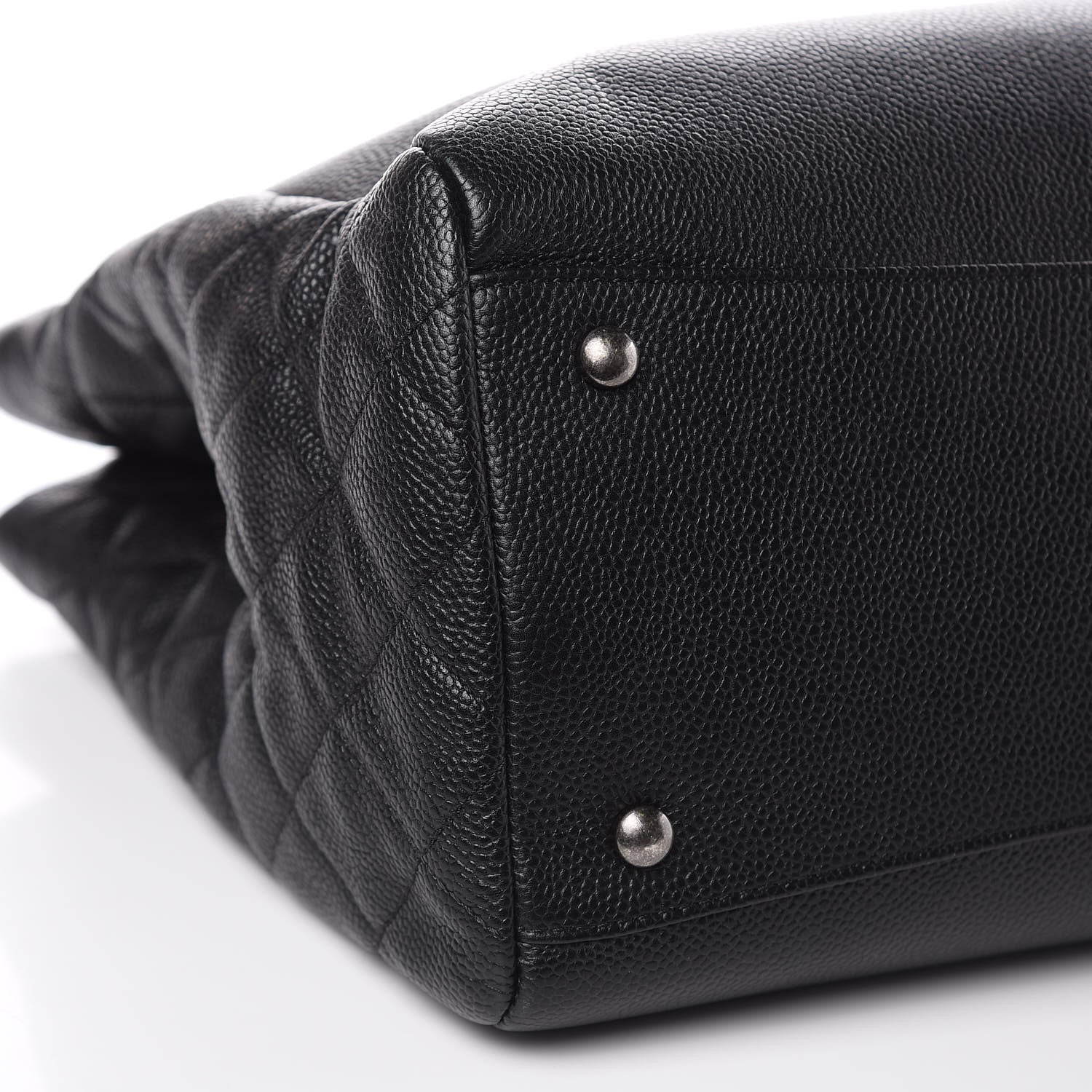 Chanel Caviar Lambskin Quilted Large Coco Break Shopping Bag Black 8 of 15