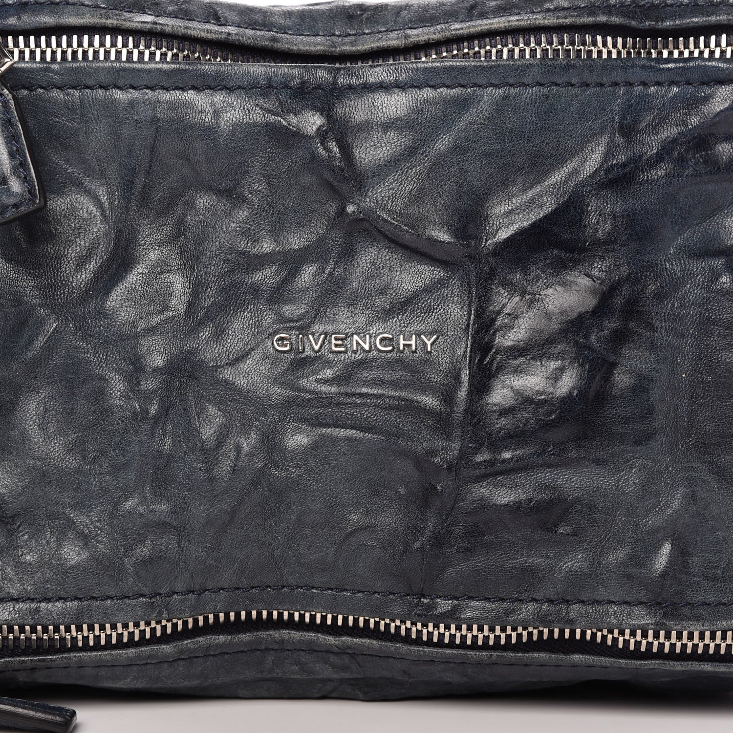 Givenchy Tumbled Sheepskin Small Pandora Navy 10 of 12