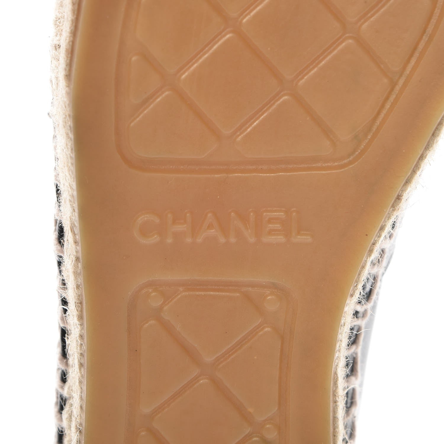 Chanel Lambskin CC Espadrilles 37 Black 7 of 11