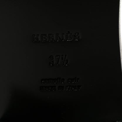 Hermes Calfskin Harper Ankle Boots 37.5 Black 6 of 9