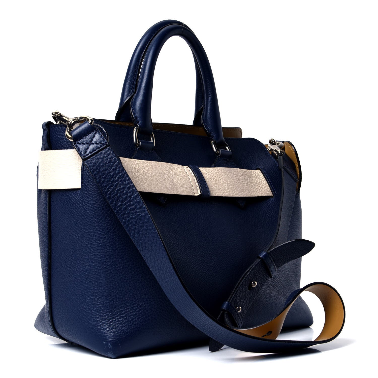 Burberry Soft Grain Calfskin Small Belt Bag Regency Blue 2 of 6