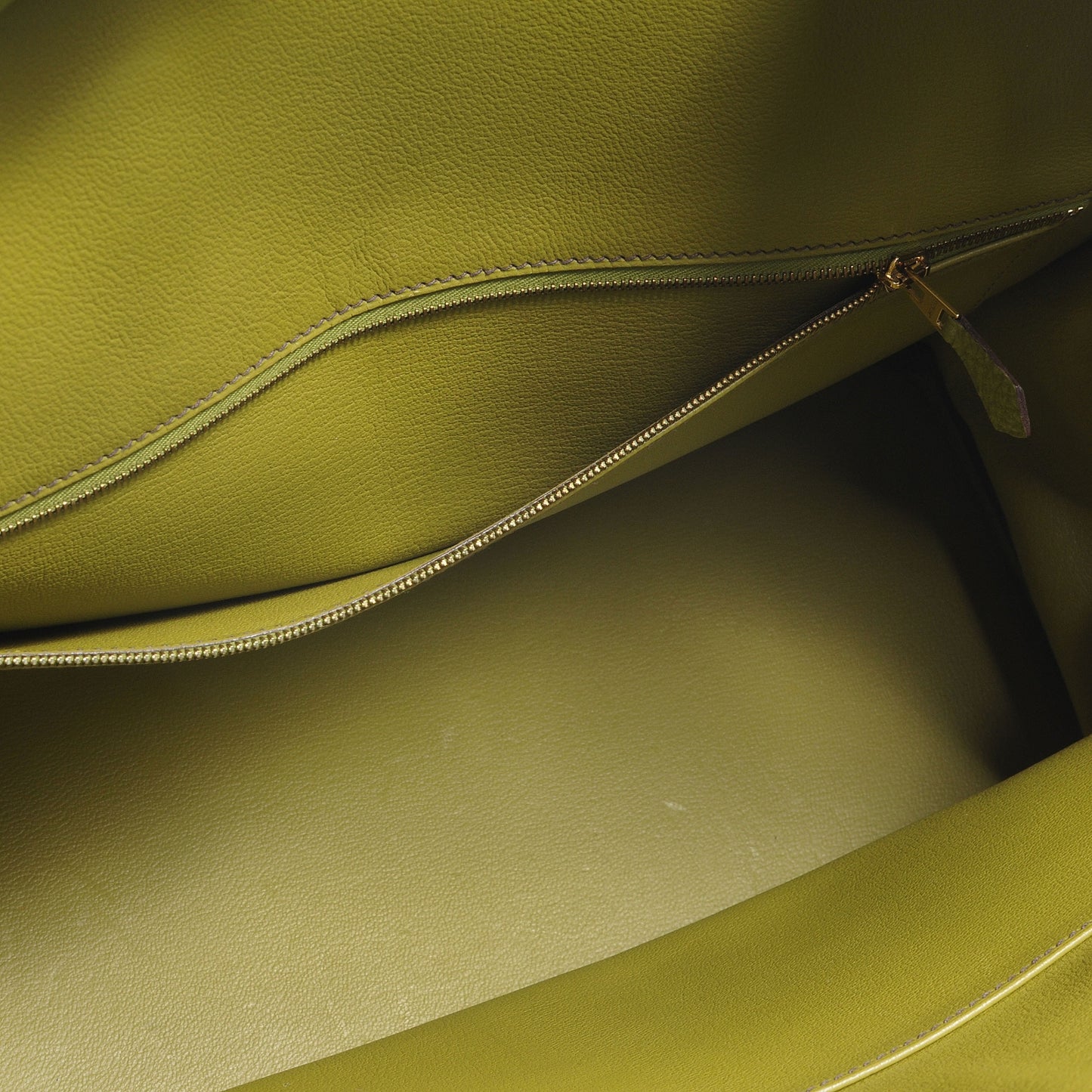 Taurillon Clemence Birkin 40 Vert Anis