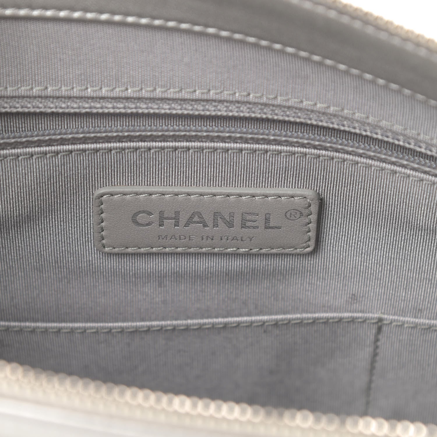 Chanel Lambskin LED Boy 2.0 Clutch Silver 7 of 15