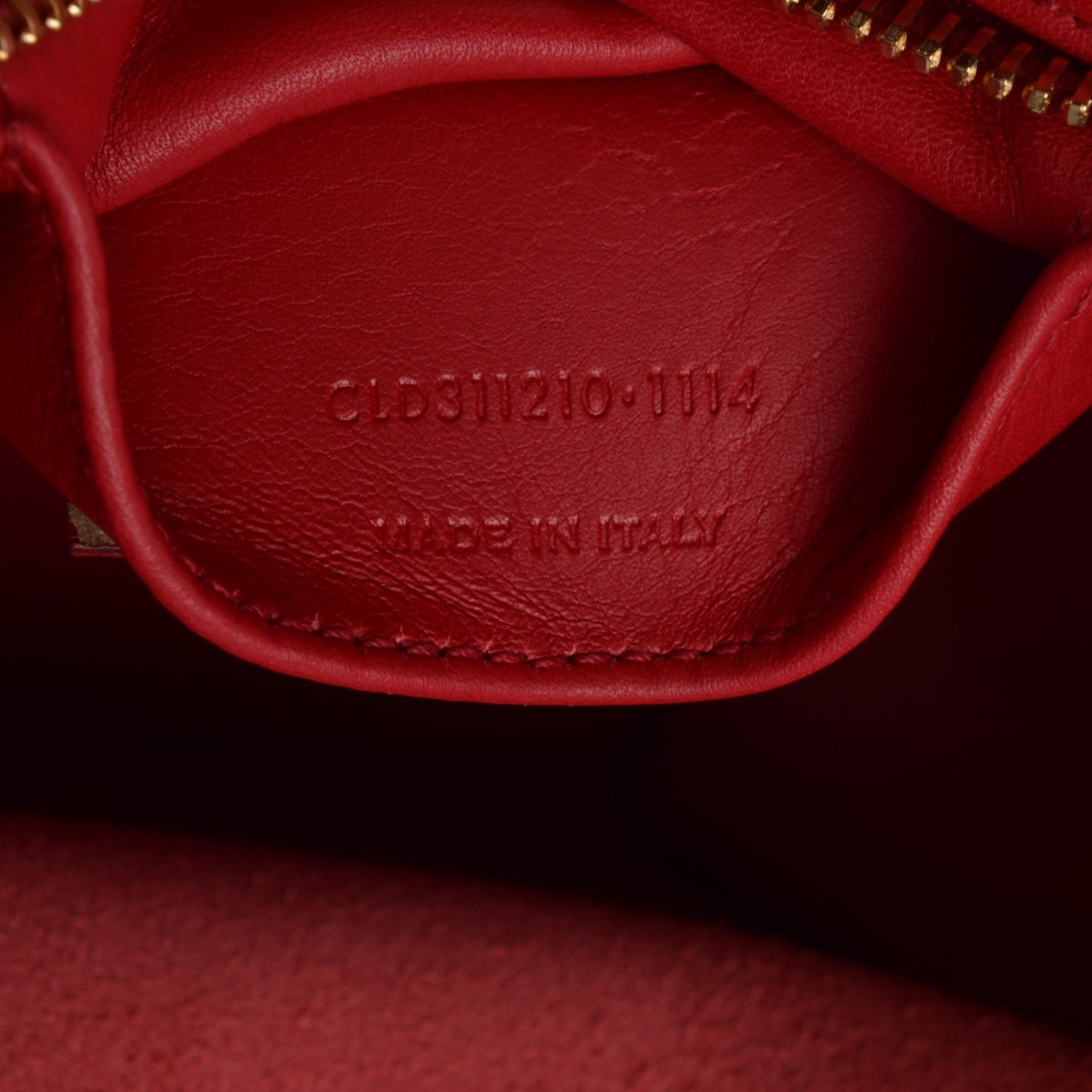 Calfskin Small Classic Y Cabas Red