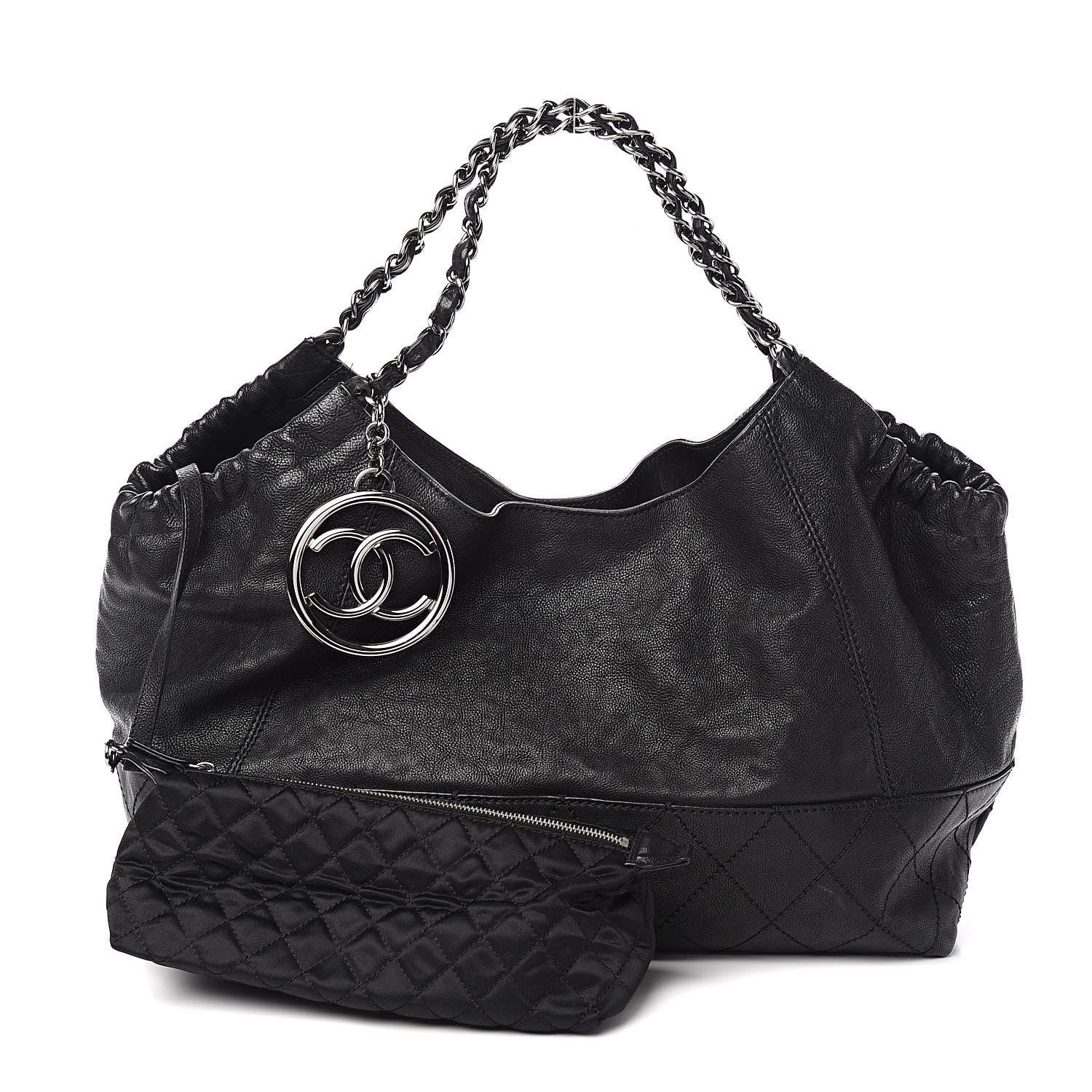 Chanel Calfskin Baby Coco Cabas Black 3 of 12