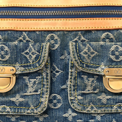 Louis Vuitton Monogram Denim Neo Speedy Blue 6 of 11