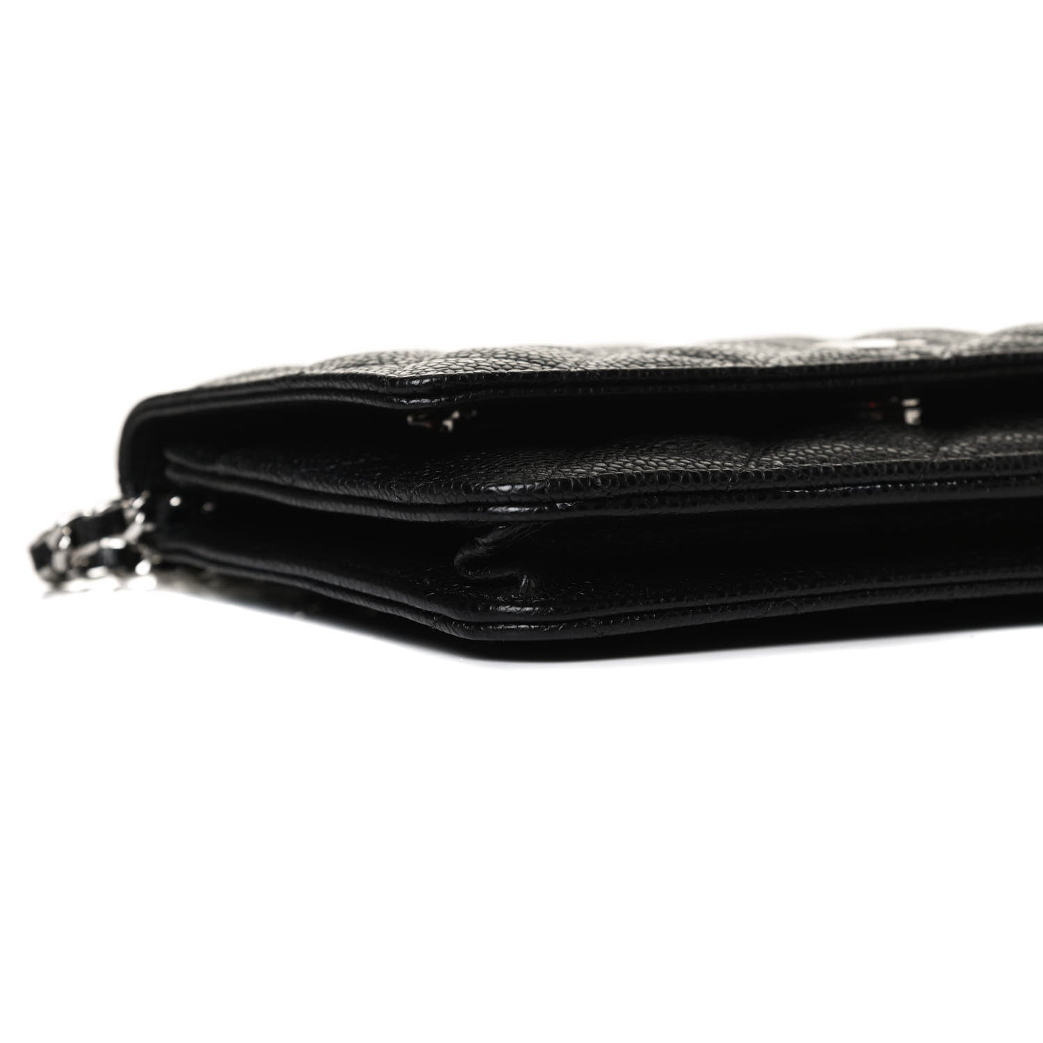 Chanel Caviar Quilted Wallet On Chain WOC Black 10 of 13