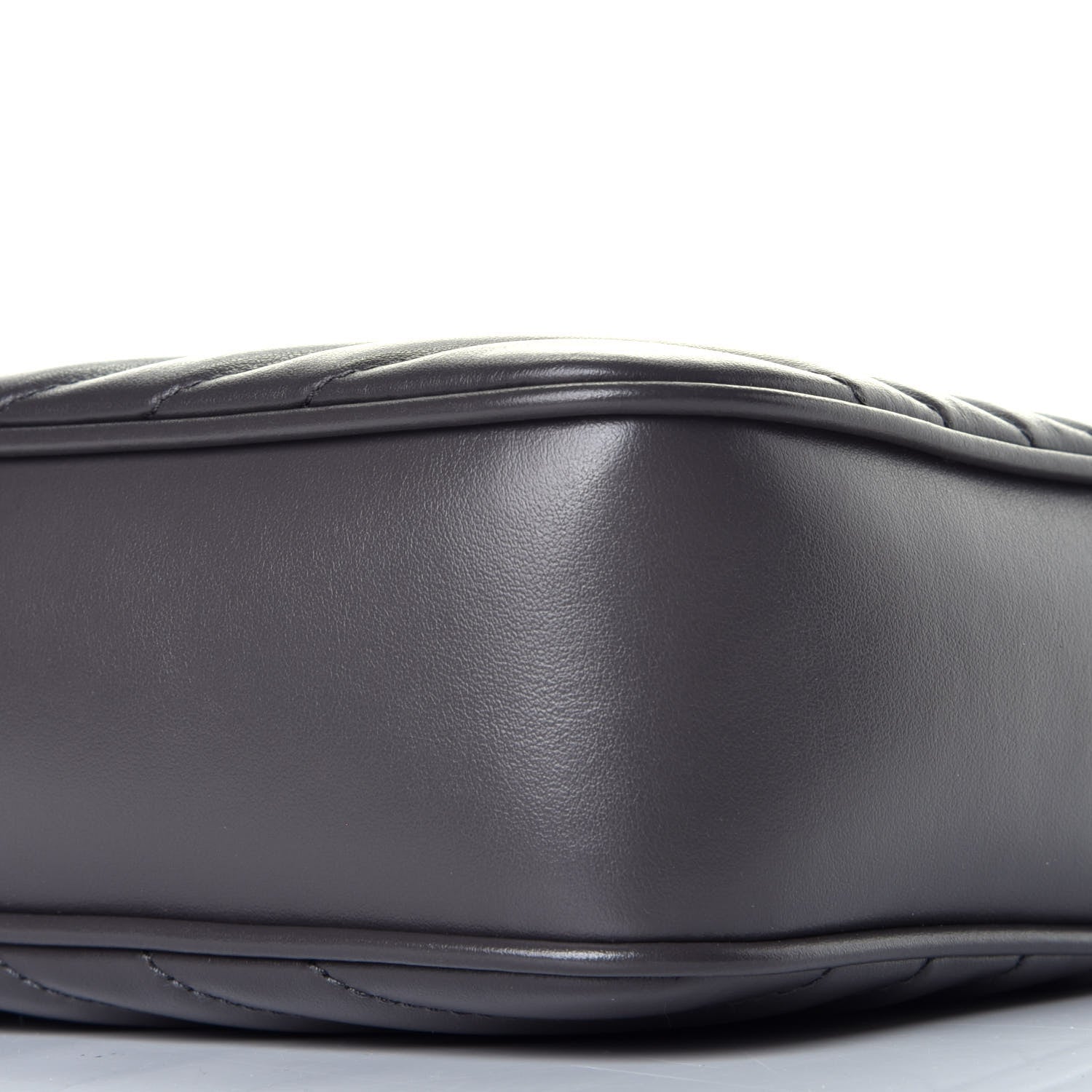 Saint Laurent Calfskin Matelasse Monogram Lou Camera Bag Asphalt 8 of 9