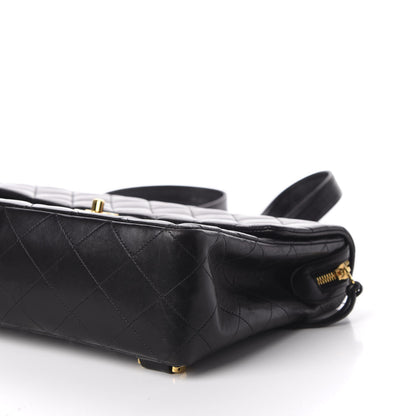 Chanel Lambskin Quilted Backpack Black 6 of 12