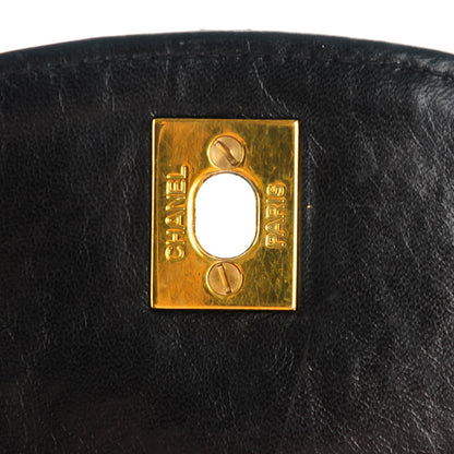 Chanel Lambskin Quilted Backpack Black 9 of 9