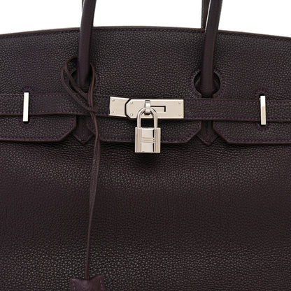 Hermes Togo BIRKIN 35 Raisin 8 of 13