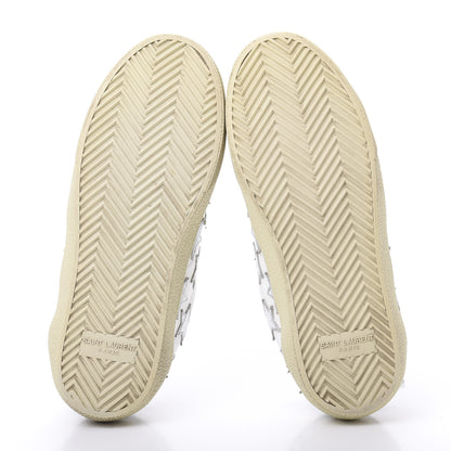 Saint Laurent Nappa Star Court Sneakers 36.5 Off White 5 of 12