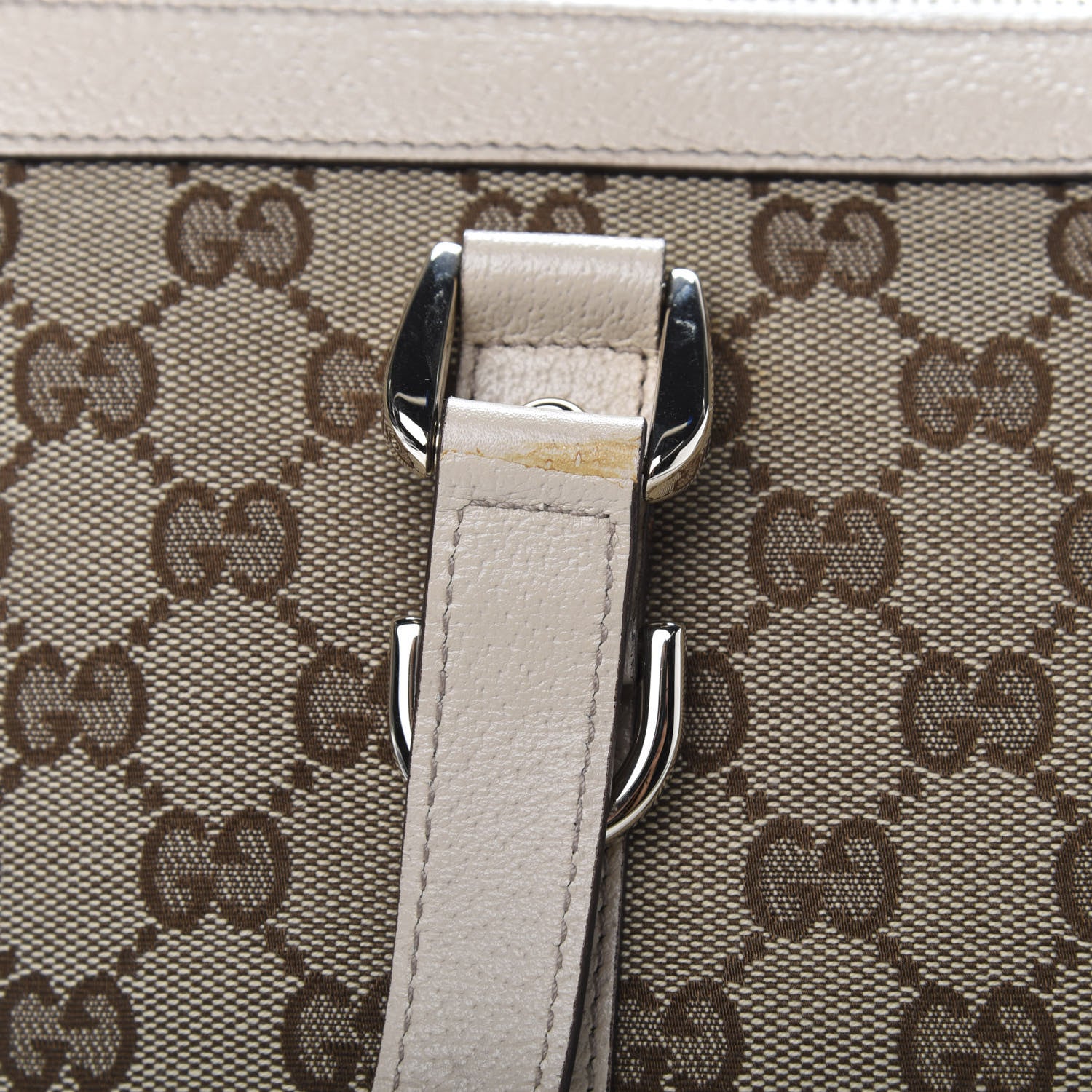 Gucci Monogram Abbey Medium Tote Off White 9 of 11