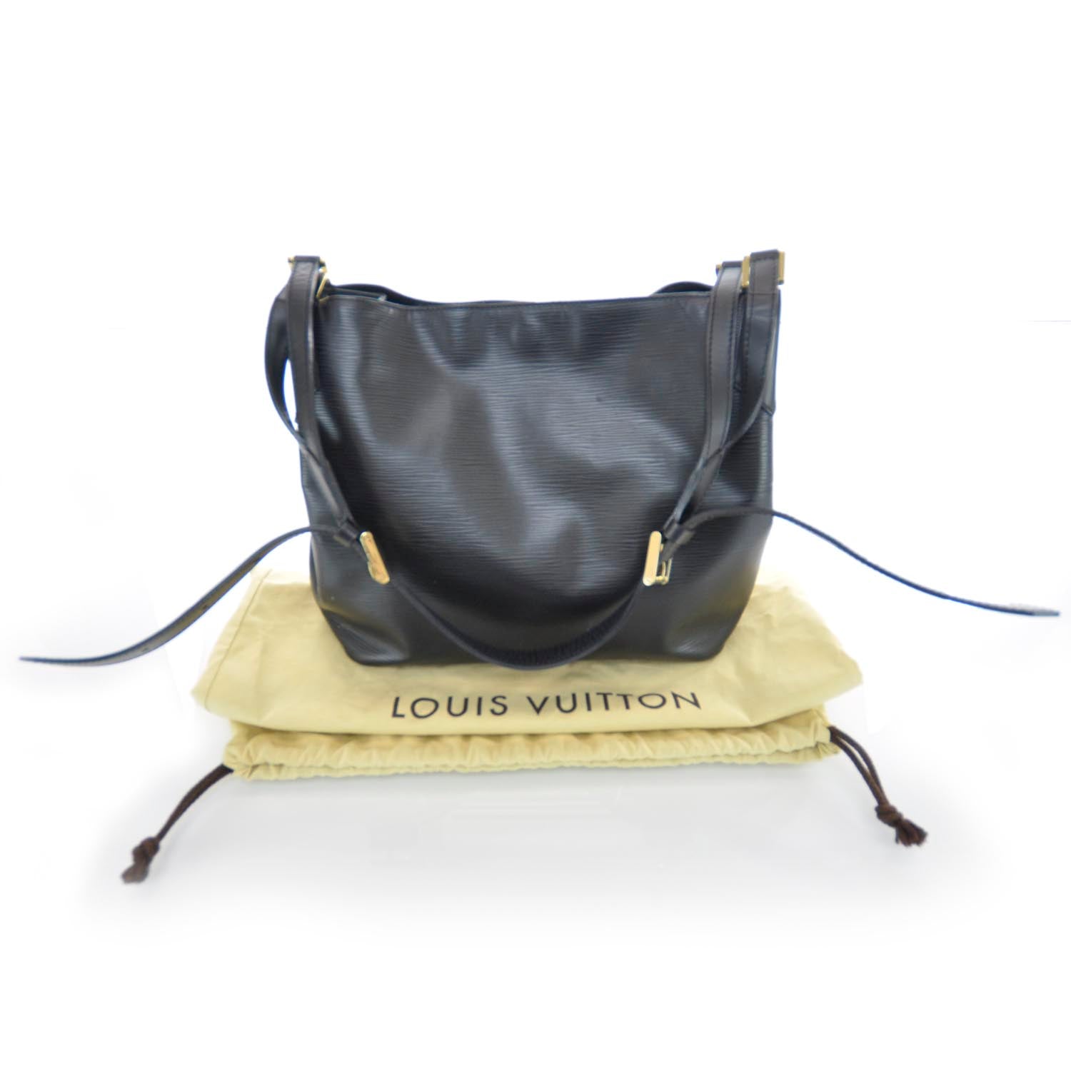 Louis Vuitton Epi Mandara MM Black 3 of 12