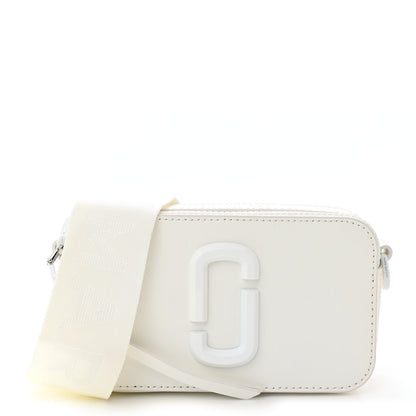 Marc Jacobs Saffiano Small Snapshot Camera Bag White 1 of 11