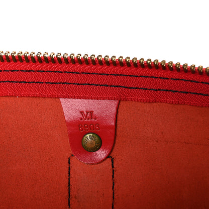 Louis Vuitton Epi Keepall 50 Castillan Red 6 of 9
