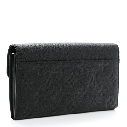 Louis Vuitton Empreinte Sarah Wallet NM Black 3 of 7