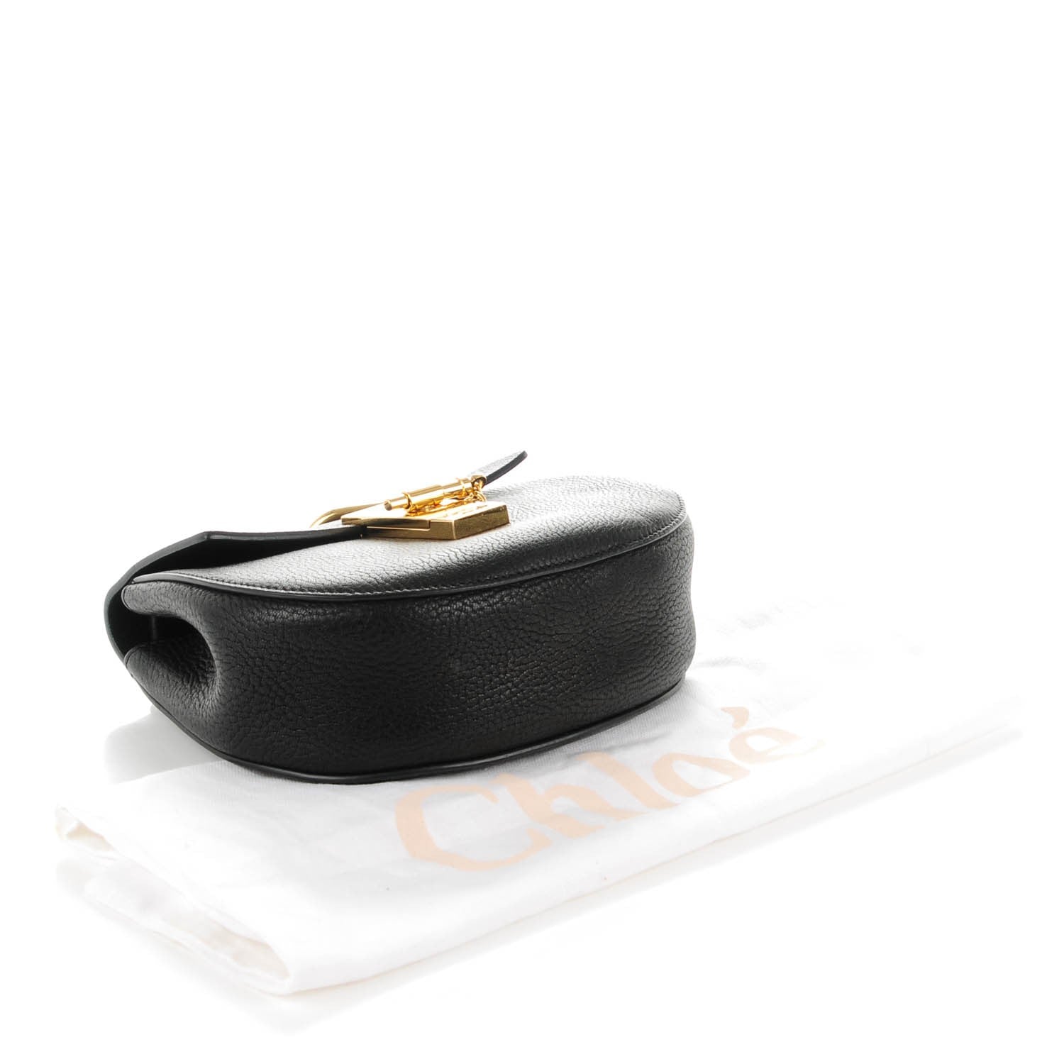 Chloe Grained Lambskin Mini Drew Shoulder Bag Black 4 of 6