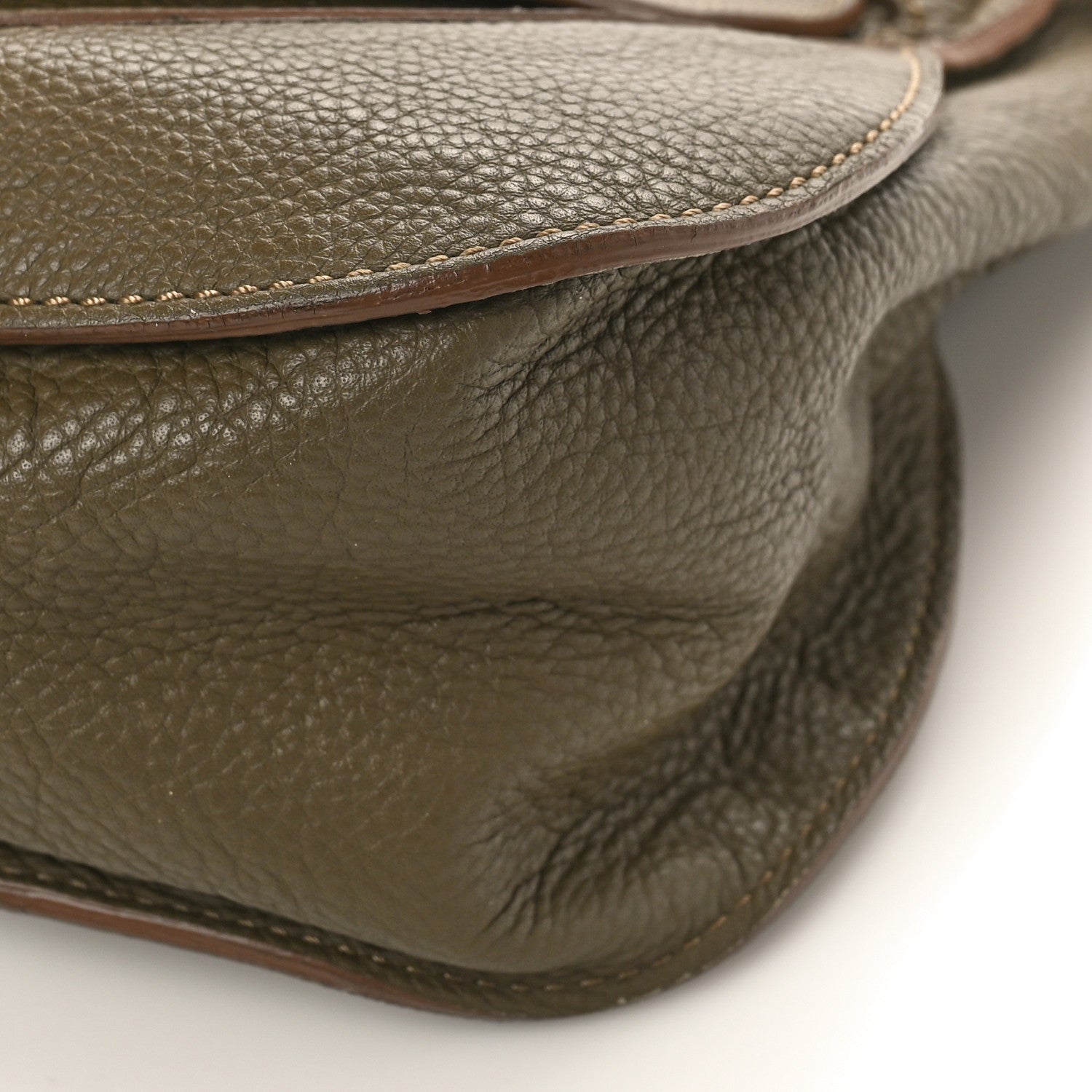 Chloe Calfskin Medium Marcie Satchel Baobab Green 8 of 10