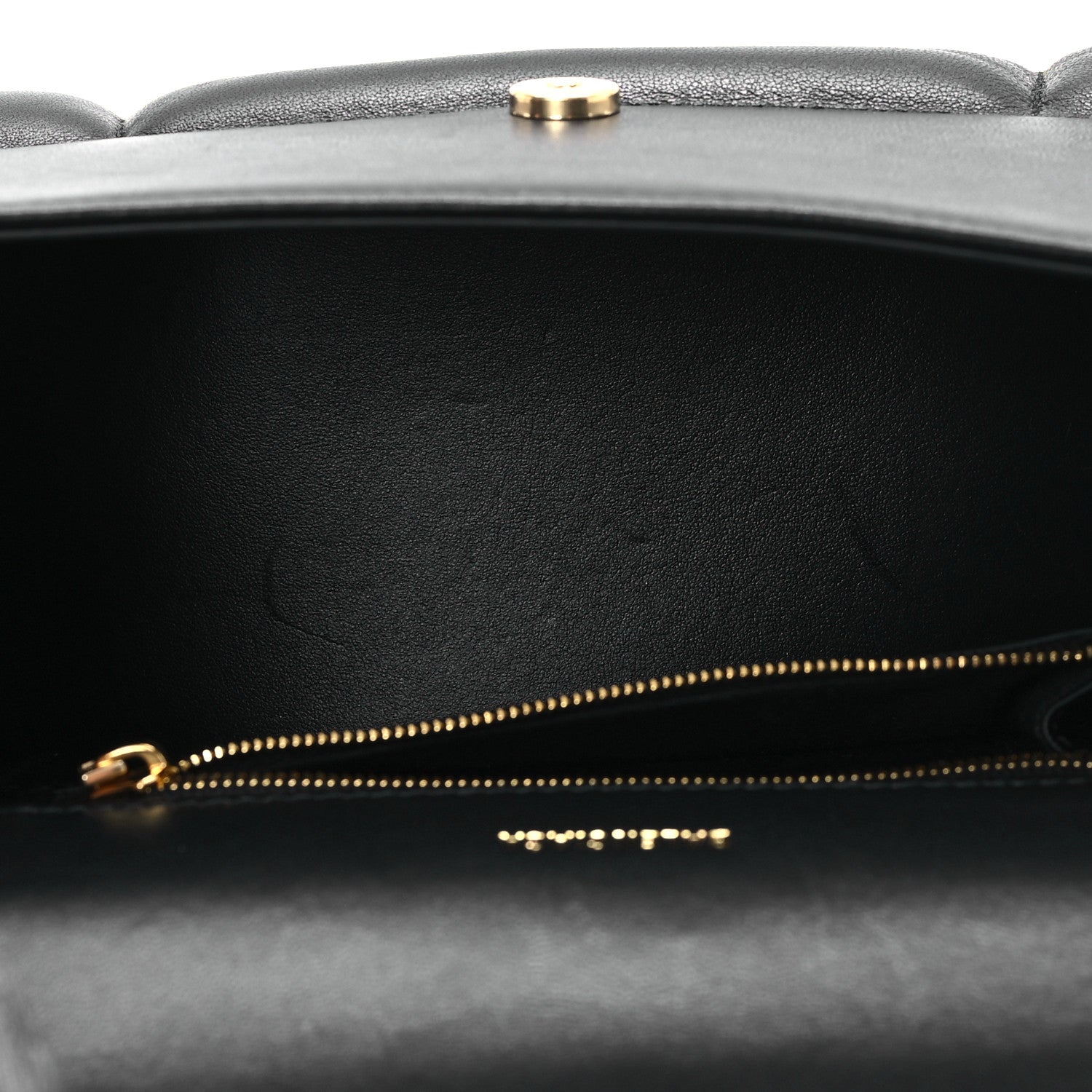 Balenciaga Nappa Calfskin Puffy Small Hourglass Top Handle Bag Black 5 of 11