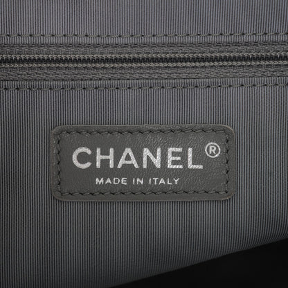 Chanel Washed Lambskin Quilted Medium Chain Around Messenger Navy Blue 6 of 7