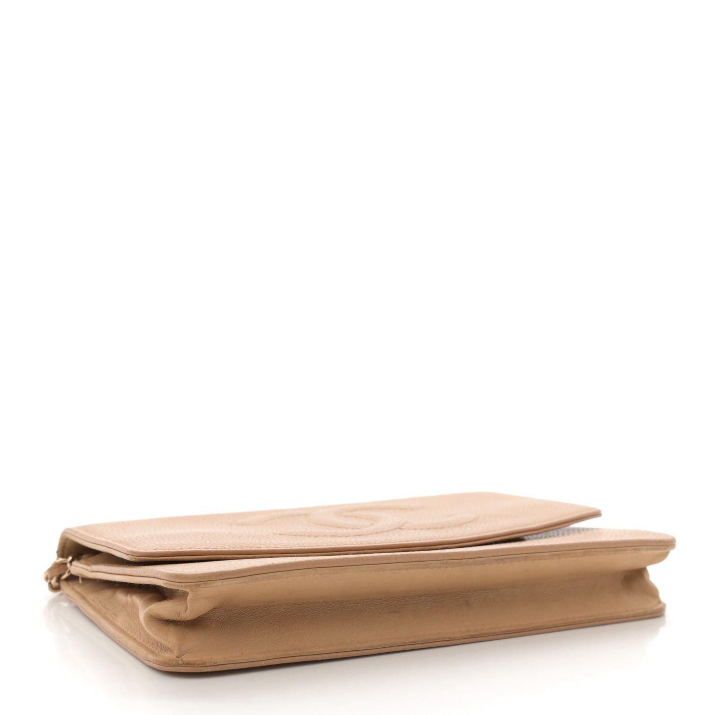 Caviar Timeless CC Wallet on Chain WOC Beige