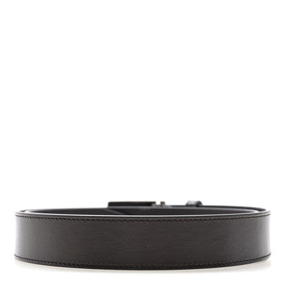 Gucci Plutone Calfskin Plaque GG 30mm Belt 90 36 Cocoa 3 of 8