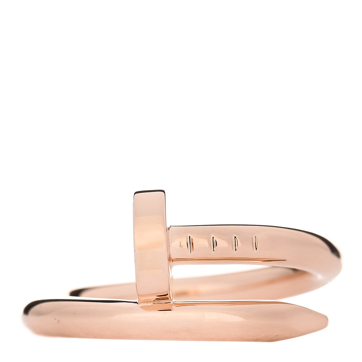 18K Pink Gold Juste Un Clou Ring 55 7.25