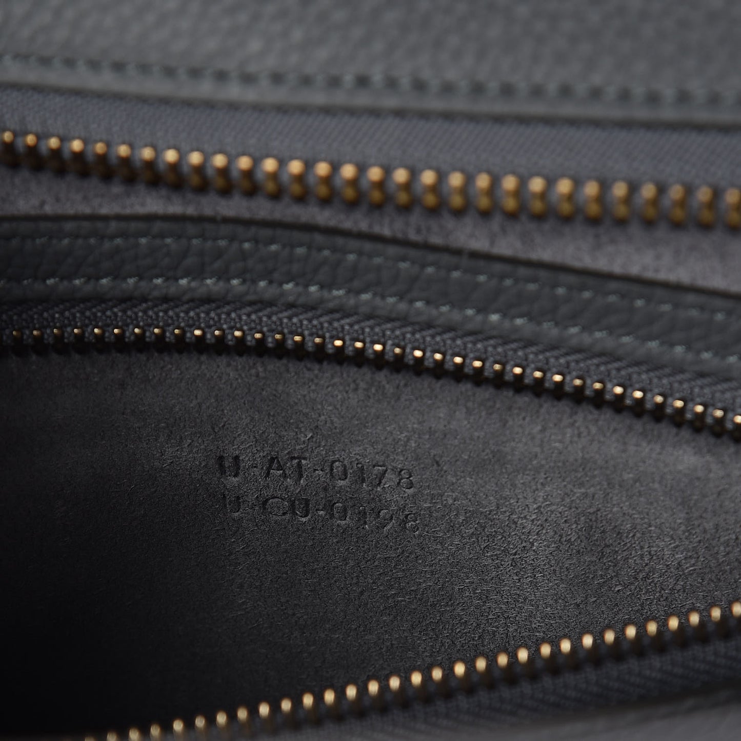 Drummed Calfskin Mini Luggage Kohl