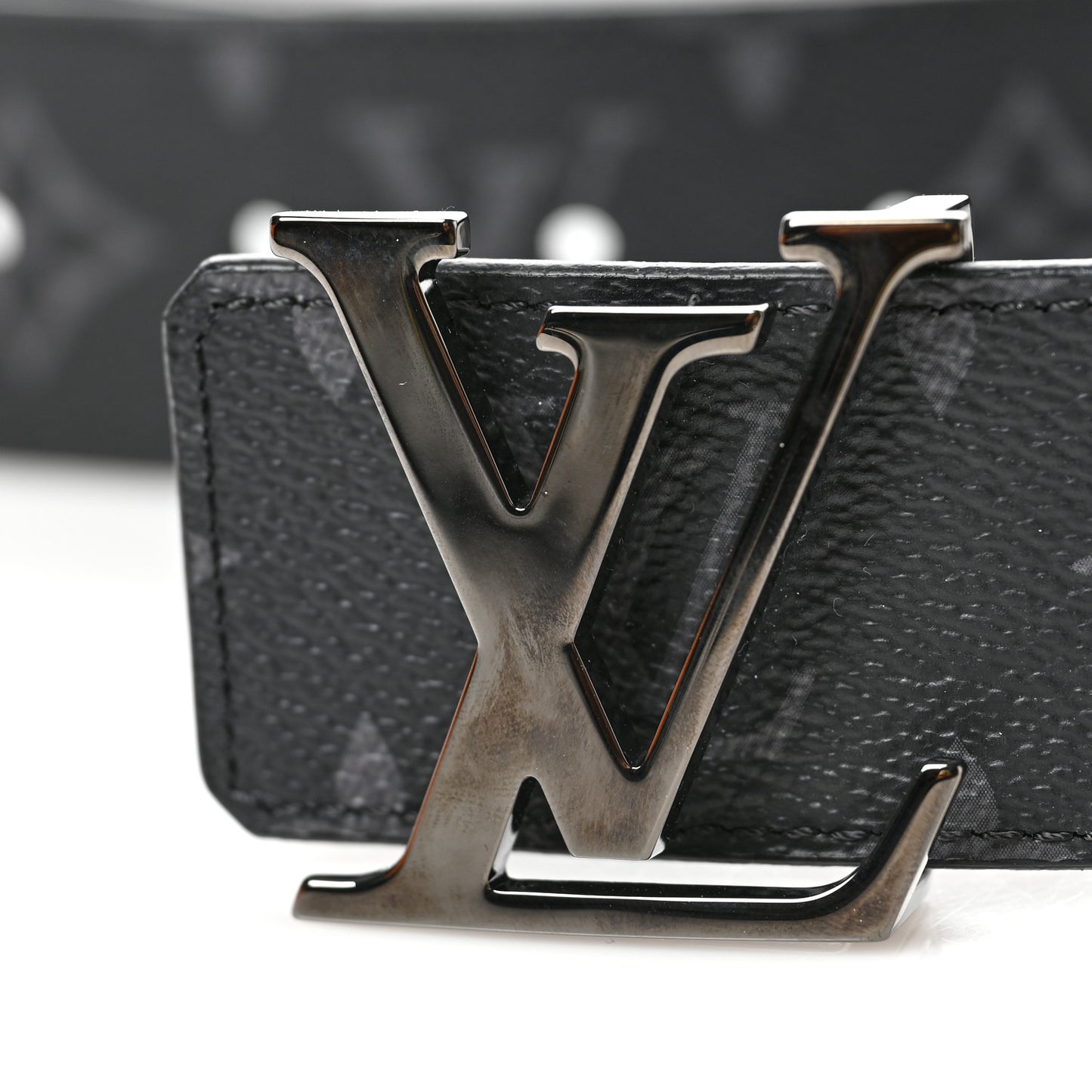 Monogram Eclipse Taigarama 40mm LV Initiales Reversible Belt 90 36 Black