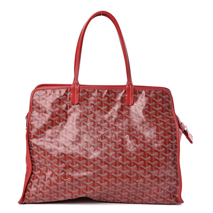 Goyard Goyardine Sac Hardy Pet Carrier PM Red 1 of 17