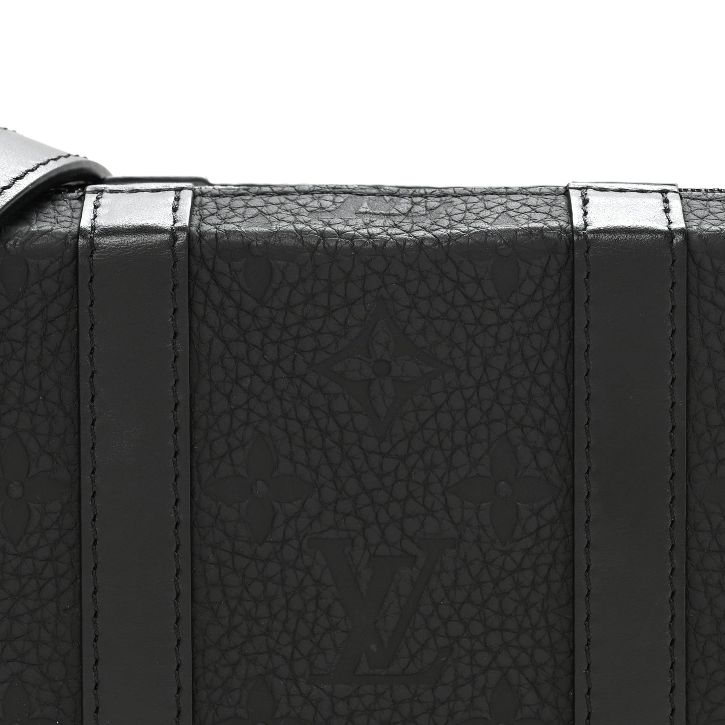 Taurillon Monogram Soft Trunk Wallet Black