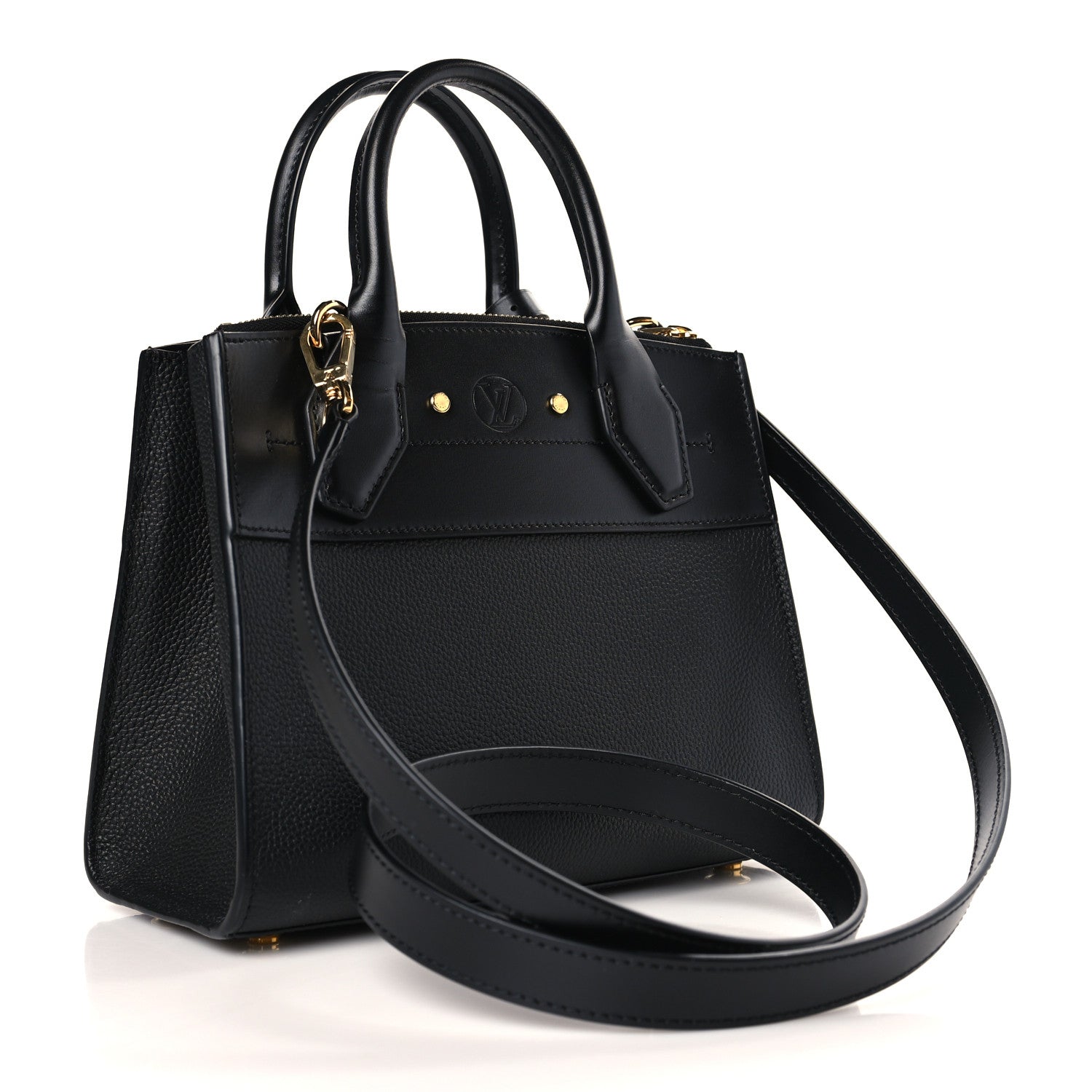 Louis Vuitton Calfskin City Steamer Mini Black 3 of 8