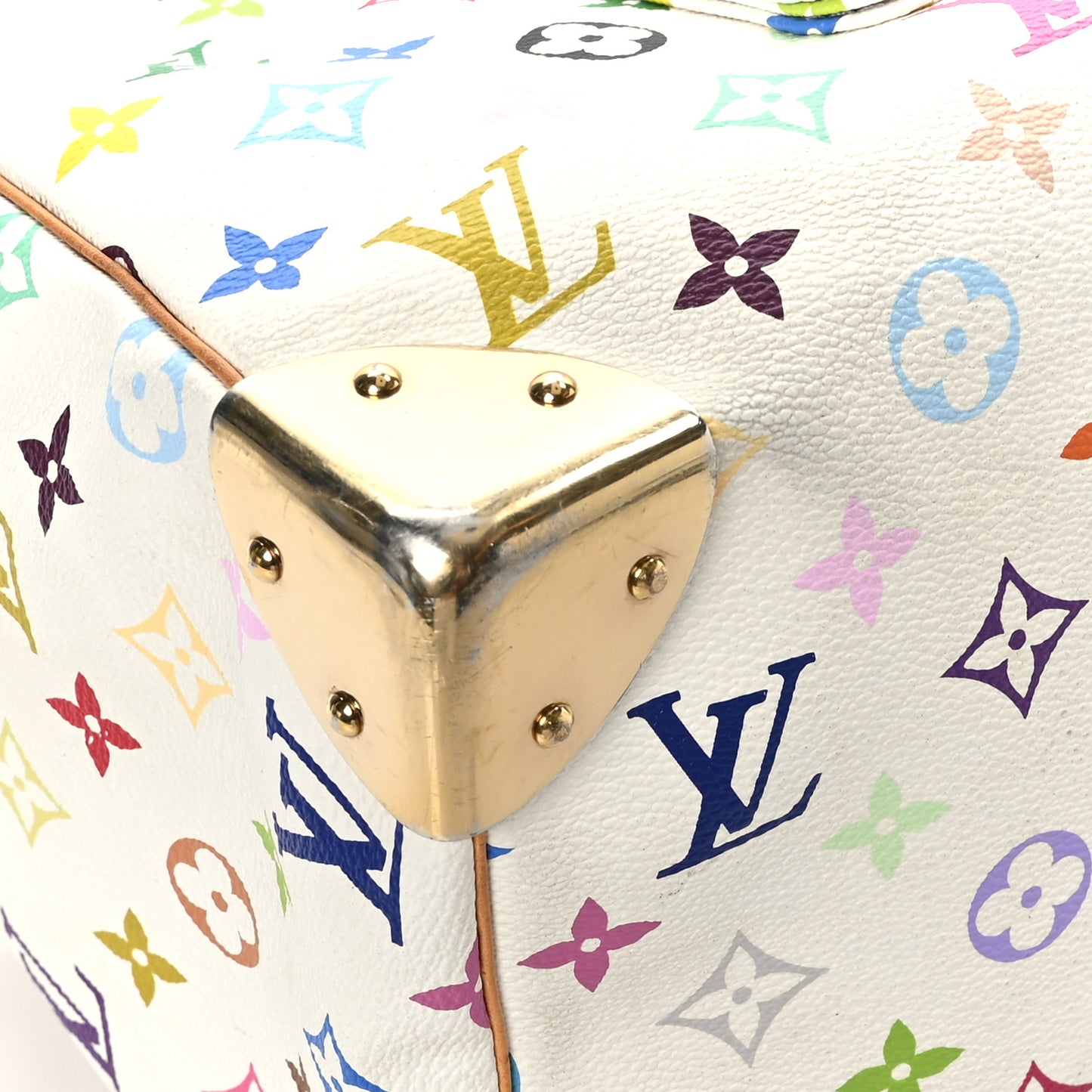 Monogram Multicolor Speedy 30 White