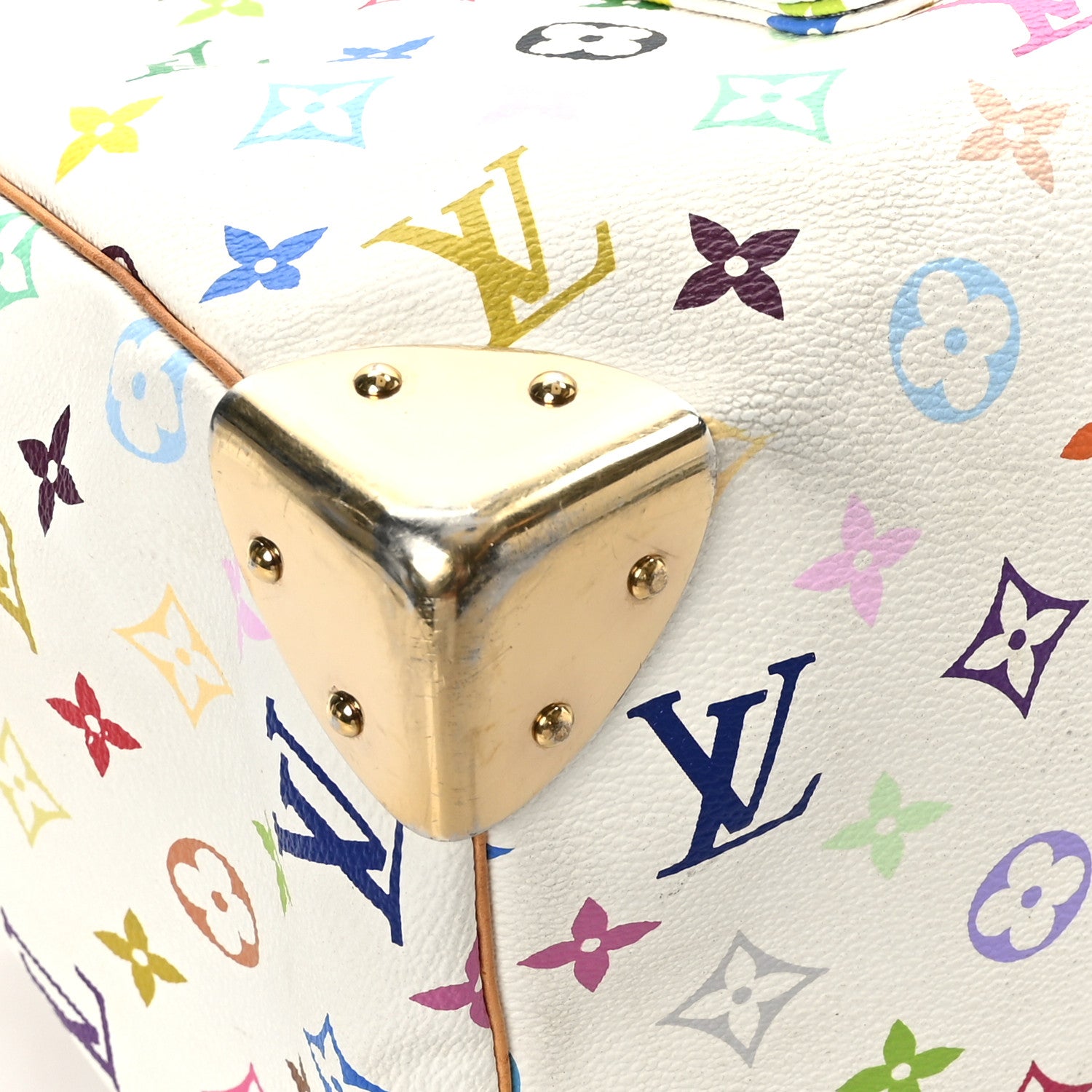 Louis Vuitton Monogram Multicolor Speedy 30 White 7 of 10