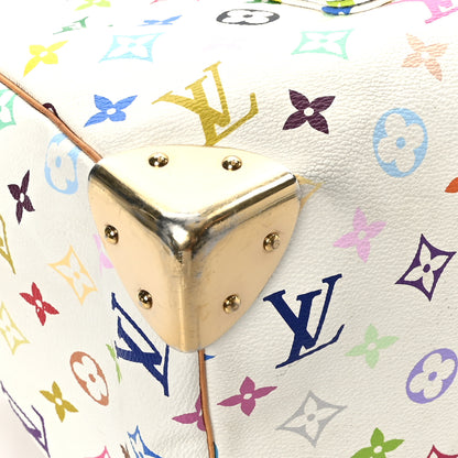 Louis Vuitton Monogram Multicolor Speedy 30 White 7 of 10