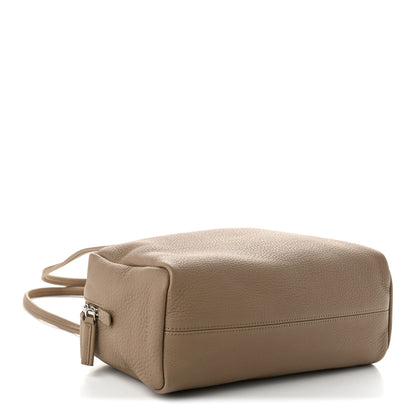 The Row Grained Calfskin Astra Bag Dark Taupe 4 of 9