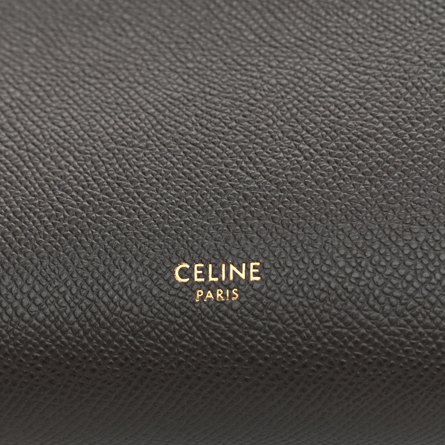 Grained Calfskin Mini Belt Bag Grey