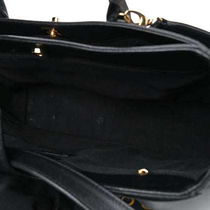 Chanel Calfskin Cerf Executive Shopper Tote Black 6 of 30