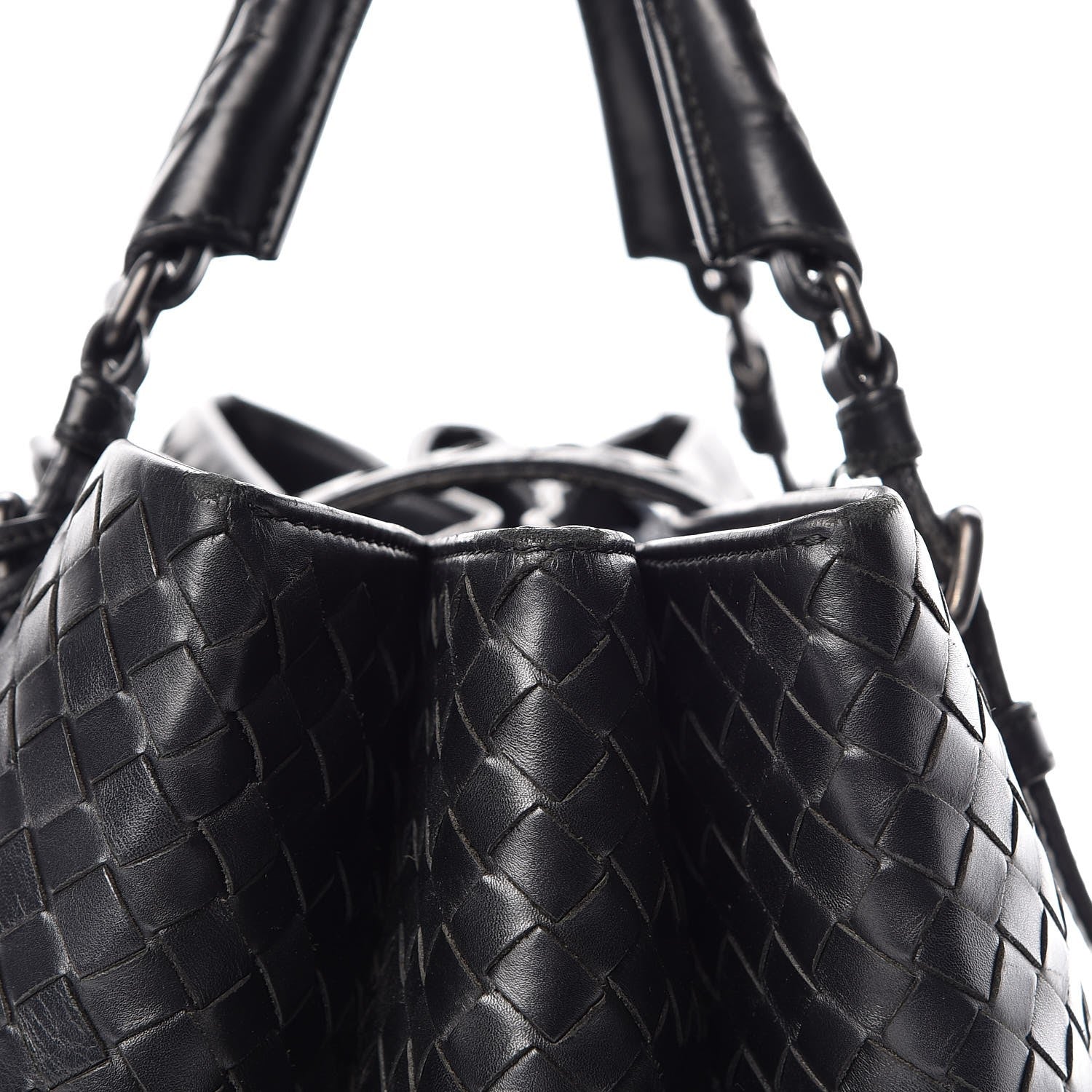 Bottega Veneta Light Calf Intrecciato Small Roma Black 14 of 19