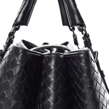 Bottega Veneta Light Calf Intrecciato Small Roma Black 14 of 19