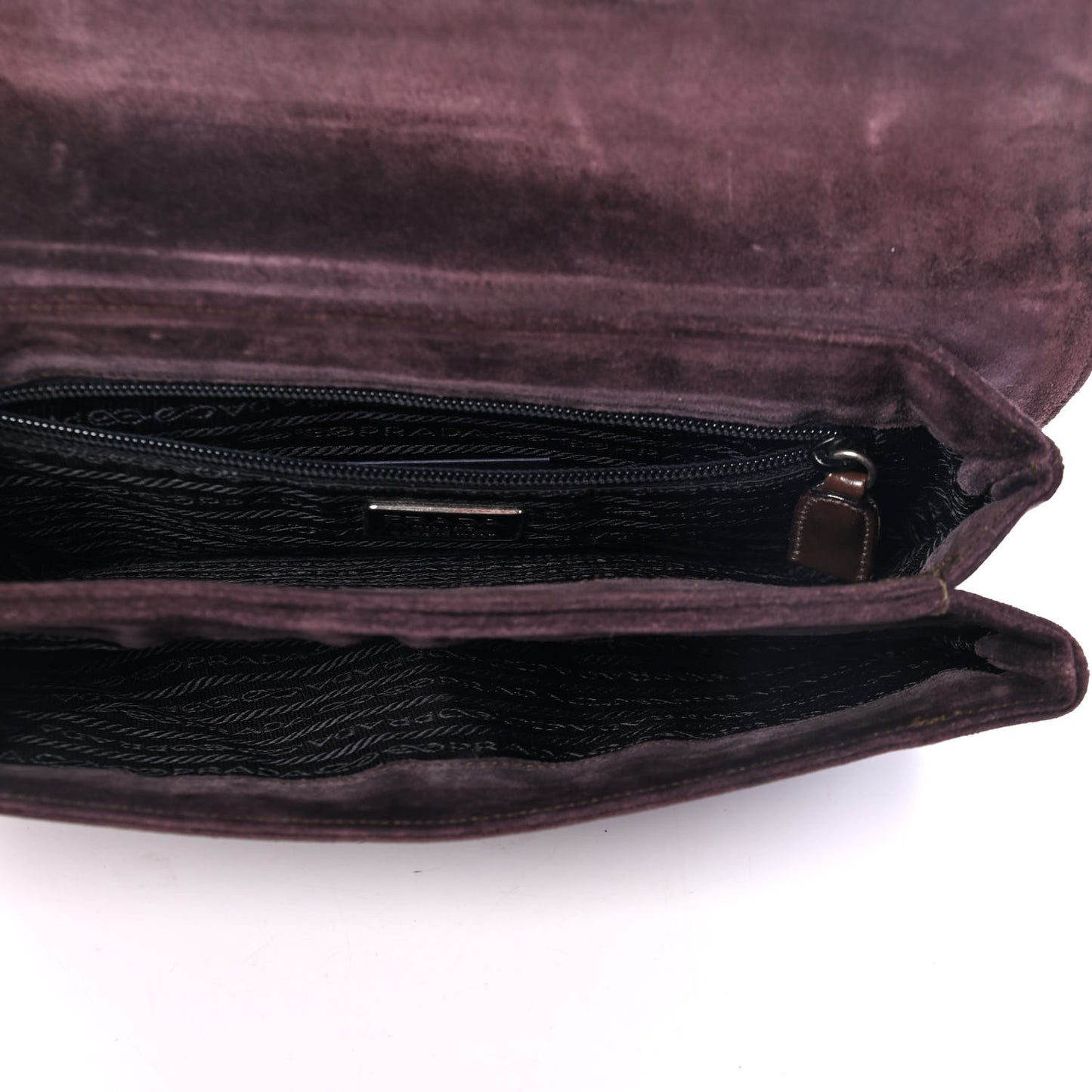 Suede Shoulder Bag Brown