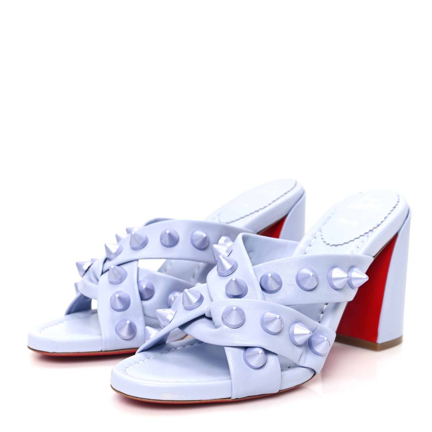 Christian Louboutin Nappa Spika Club 85 Sandals 41 Skylight 4 of 9