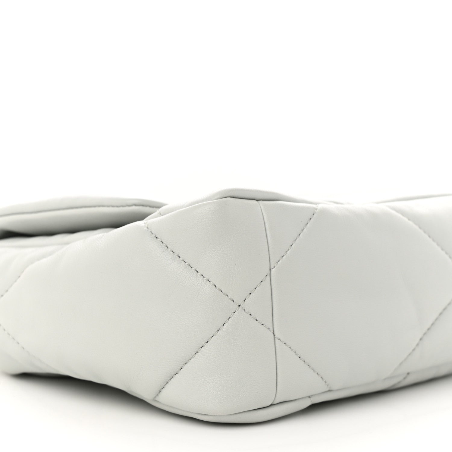 Chanel Lambskin Quilted Medium Chanel 19 Flap Light Blue 9 of 11