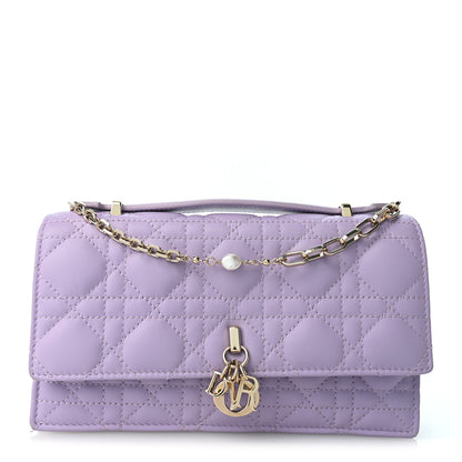 Christian Dior Lambskin Cannage Mini My Dior Bag Lilac 1 of 10