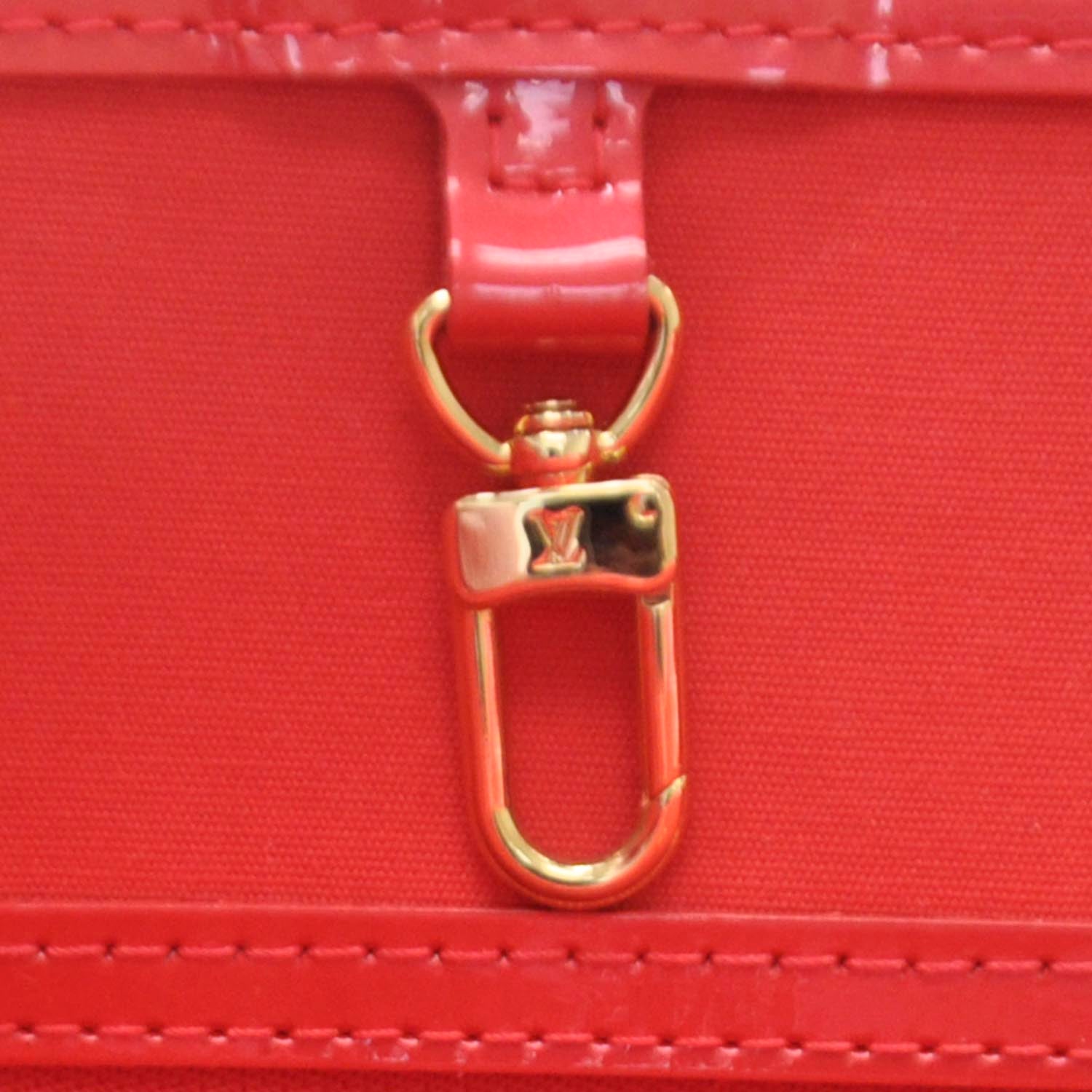 Louis Vuitton Vernis Avalon GM Rouge Grenadine 7 of 10