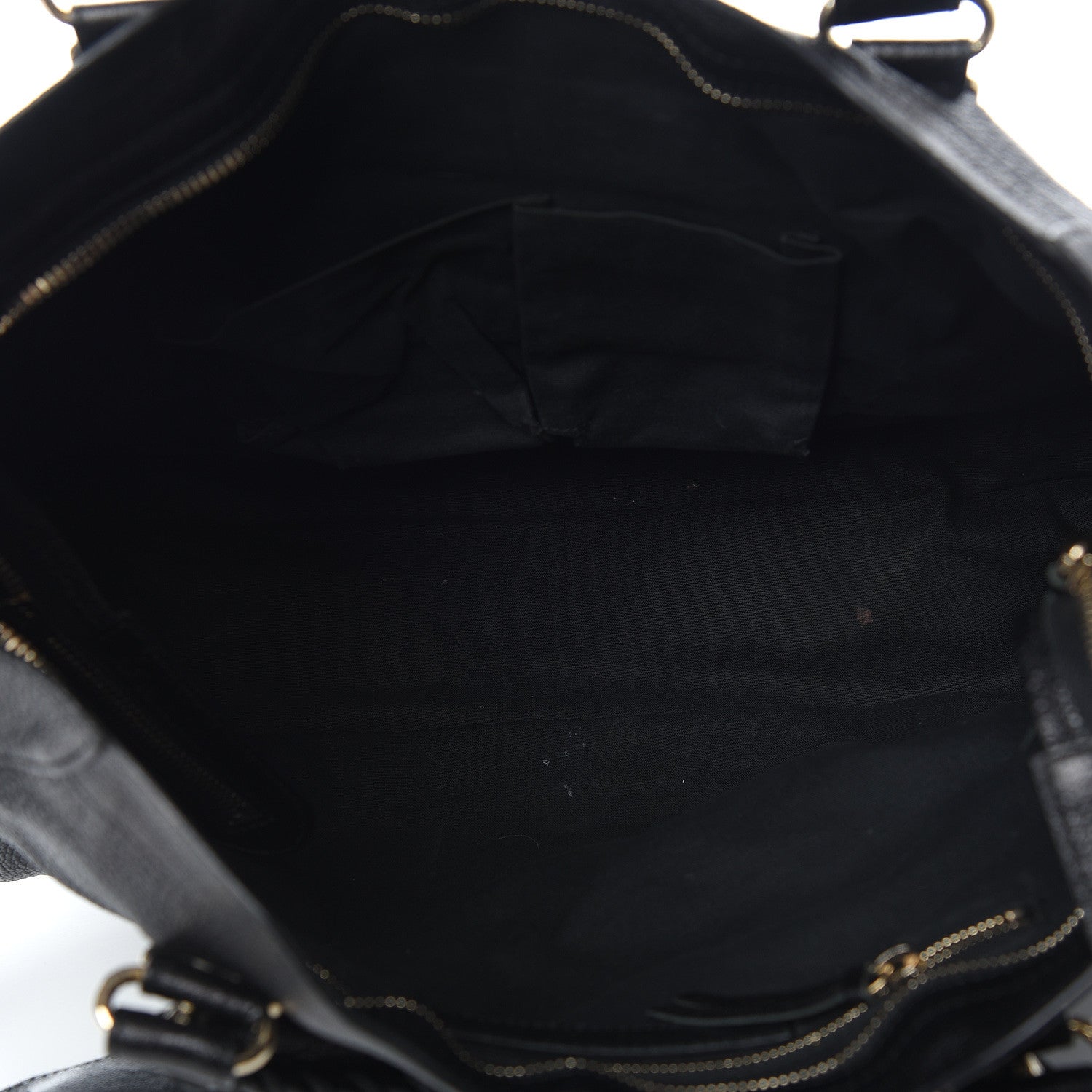 Balenciaga Chevre Gold Metallic Edge Hardware City Black 4 of 11