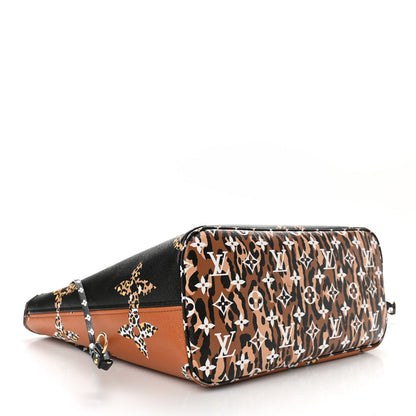 Louis Vuitton Monogram Giant Jungle Neverfull MM Black 5 of 15
