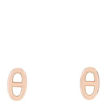Hermes 18K Rose Gold TPM Farandole Stud Earrings 1 of 4